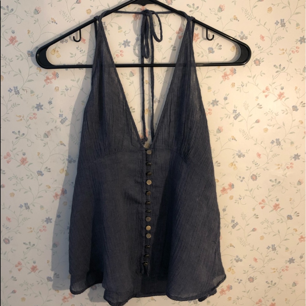 Lulu’s Button Down Halter - Picture 6 of 8